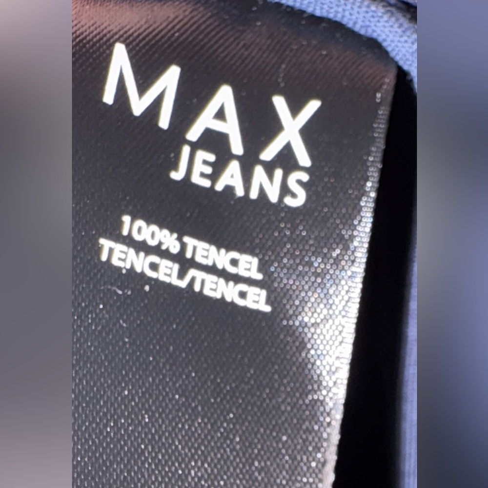 Max Jeans Dark Blue lightweight Utility Jacket size medium - Picture 9 of 15